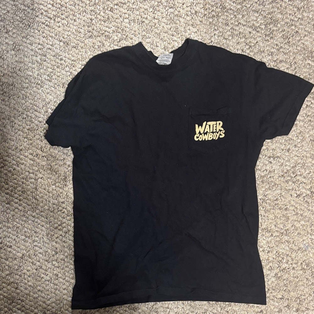 Black Short Sleeve Pocket Tee